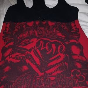 Metal Mulisha Black and Red Tank Top
